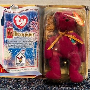 McDonalds TY Teenie Beanie Babies MILLENNIUM Ronald McDonald House Charities